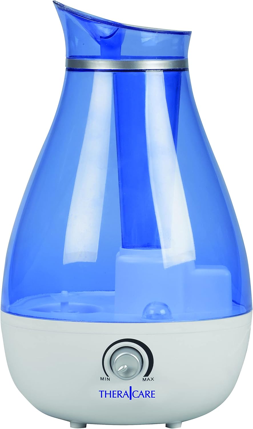 Thera|Care Cool Mist Ultrasonic Humidifier | For Medium Size Rooms | No Filter Required Blue