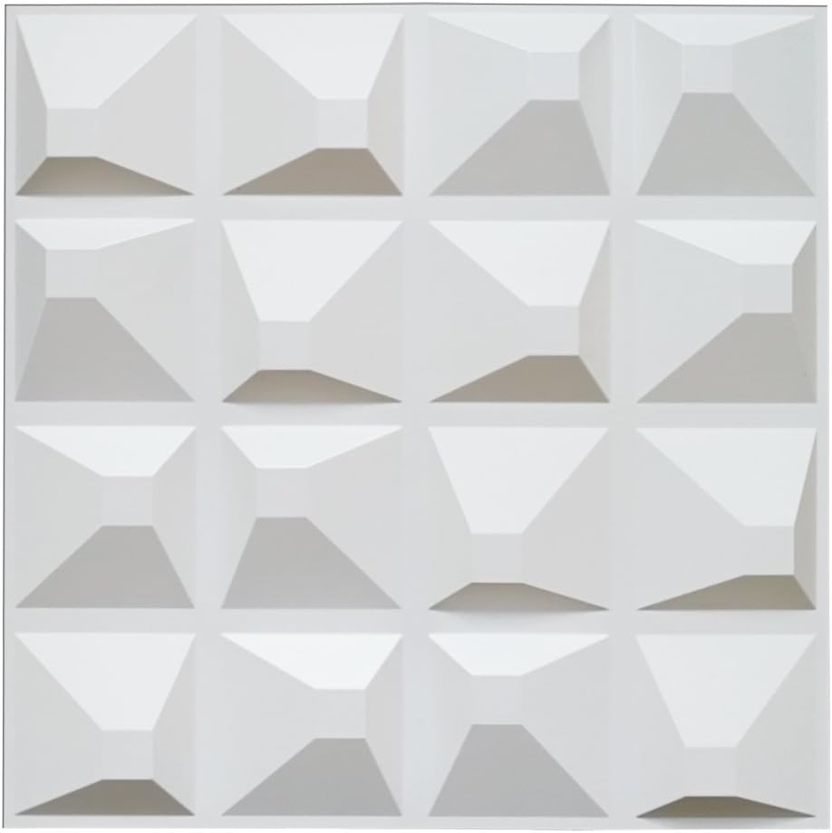 Art3d Decorative PVC 3D Wall Panels, 32 Square Feet, Cubic