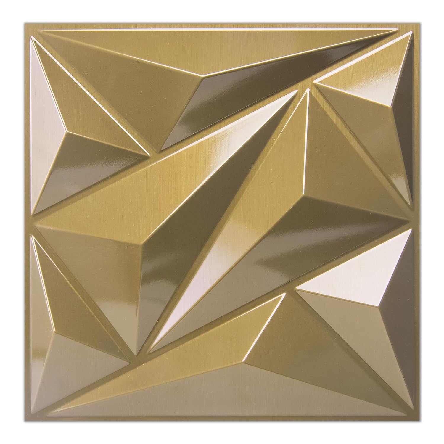 3D Wall Panels Peel and Stick Golden