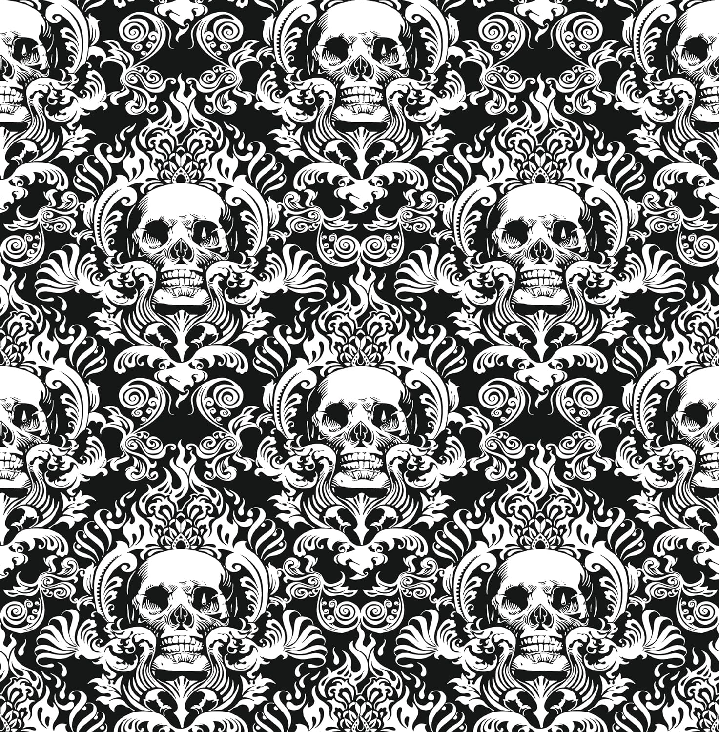 NuWallpaper Black Fieri Novelty Peel & Stick Wallpaper