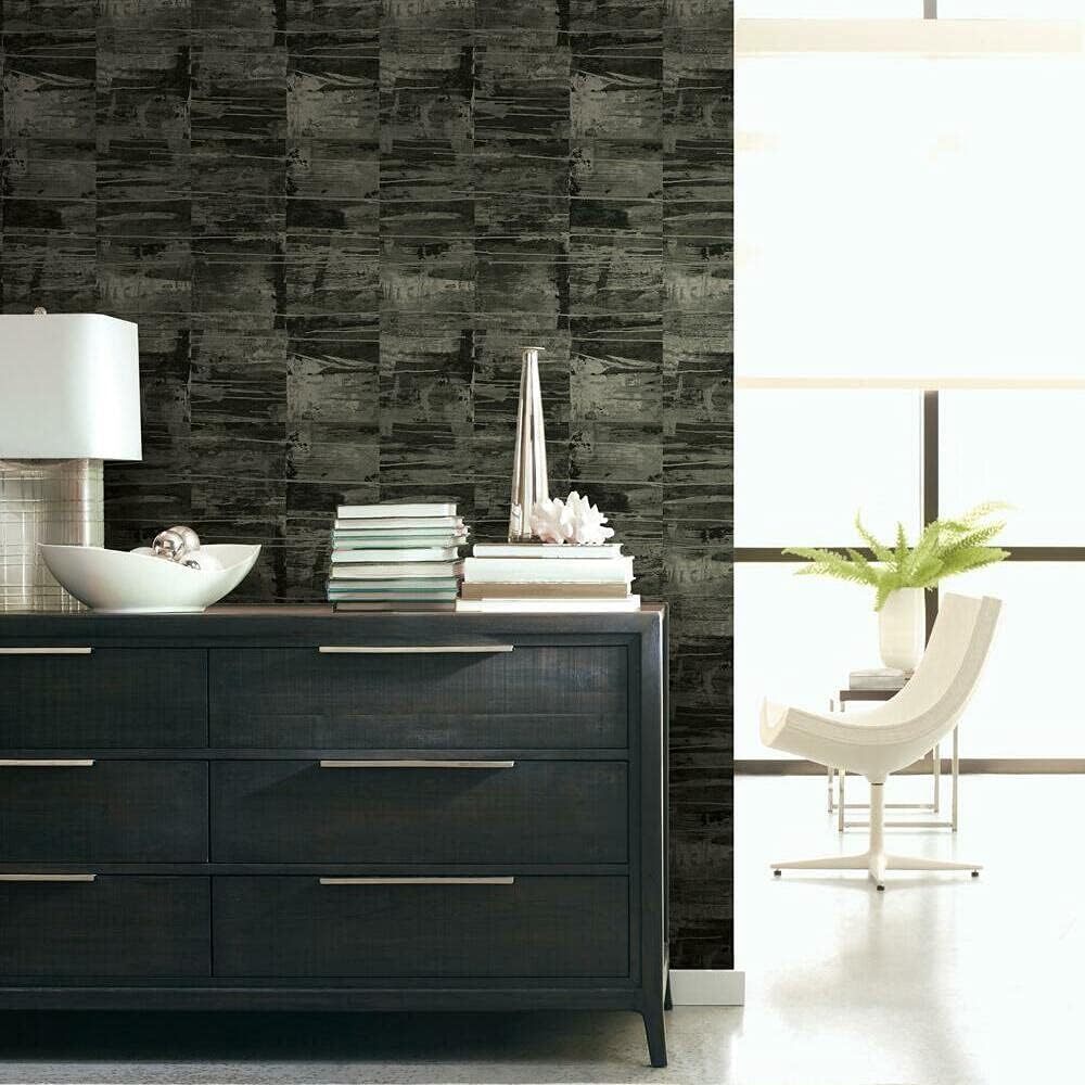 RoomMates RMK12229PLW Nikki Chu Black Congo Peel and Stick Wallpaper