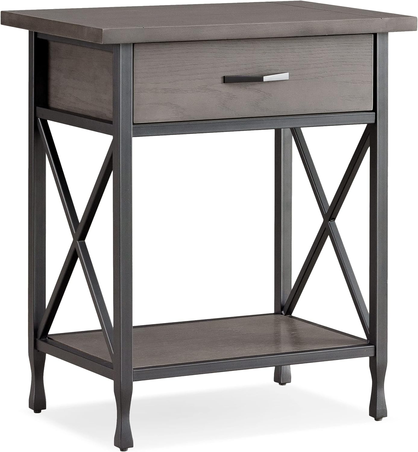 Leick Chisel & Forge Nightstand, Gray