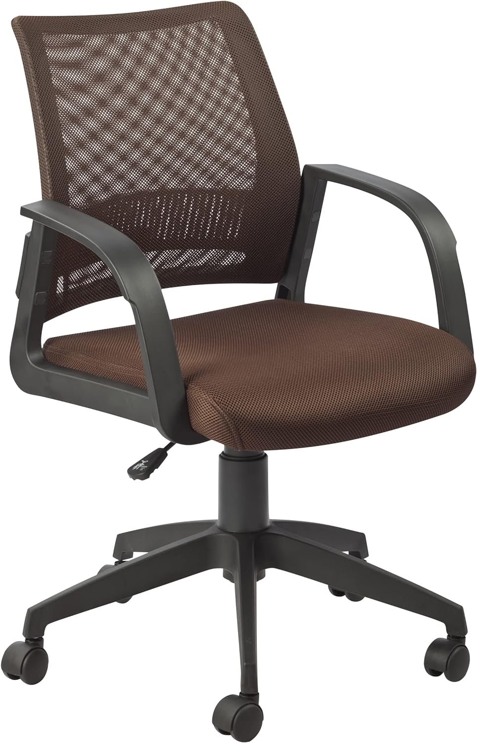 Leick Deep Brown Mesh Back Office Chair