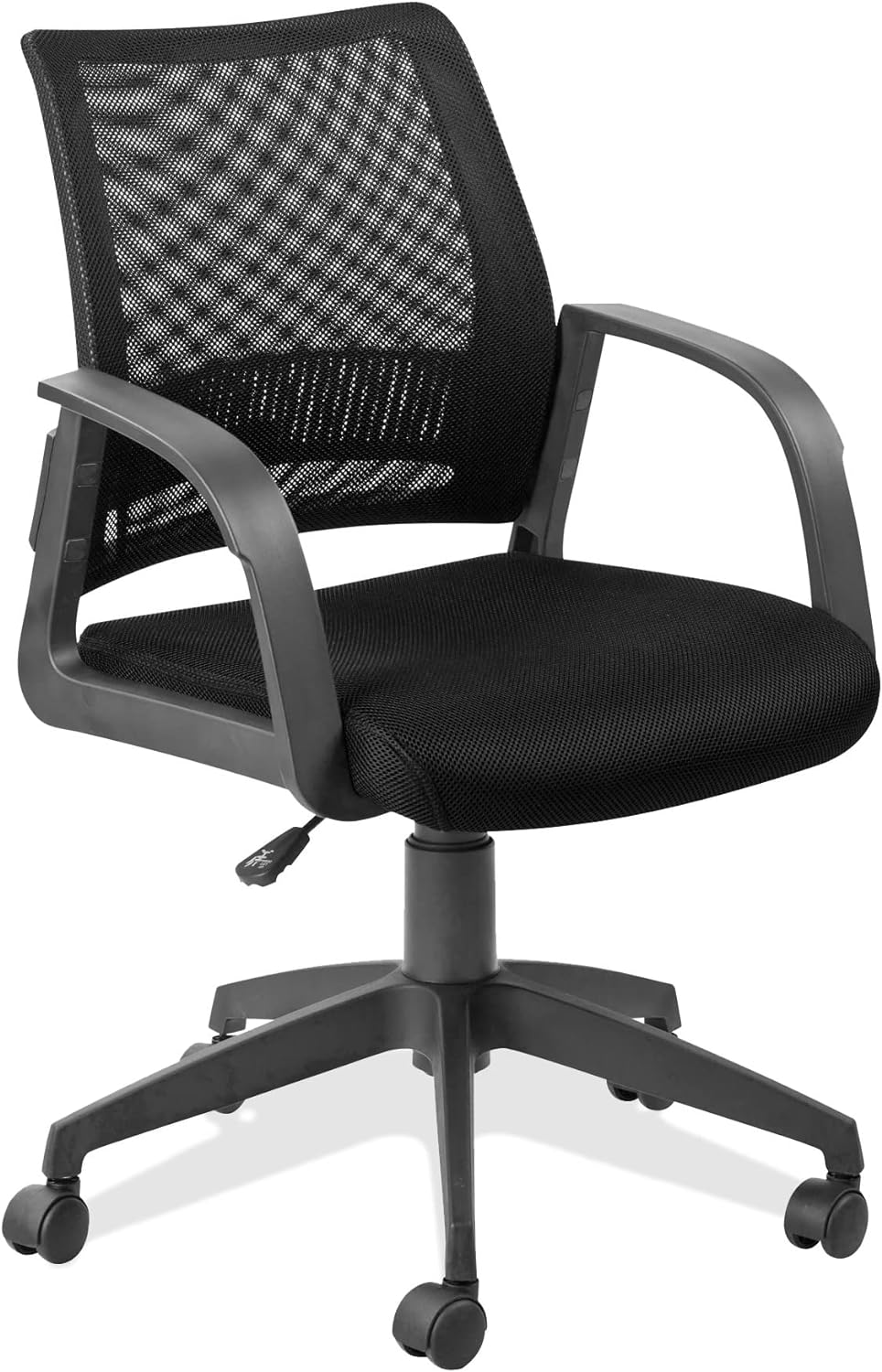 Leick Black Mesh Back Office Chair