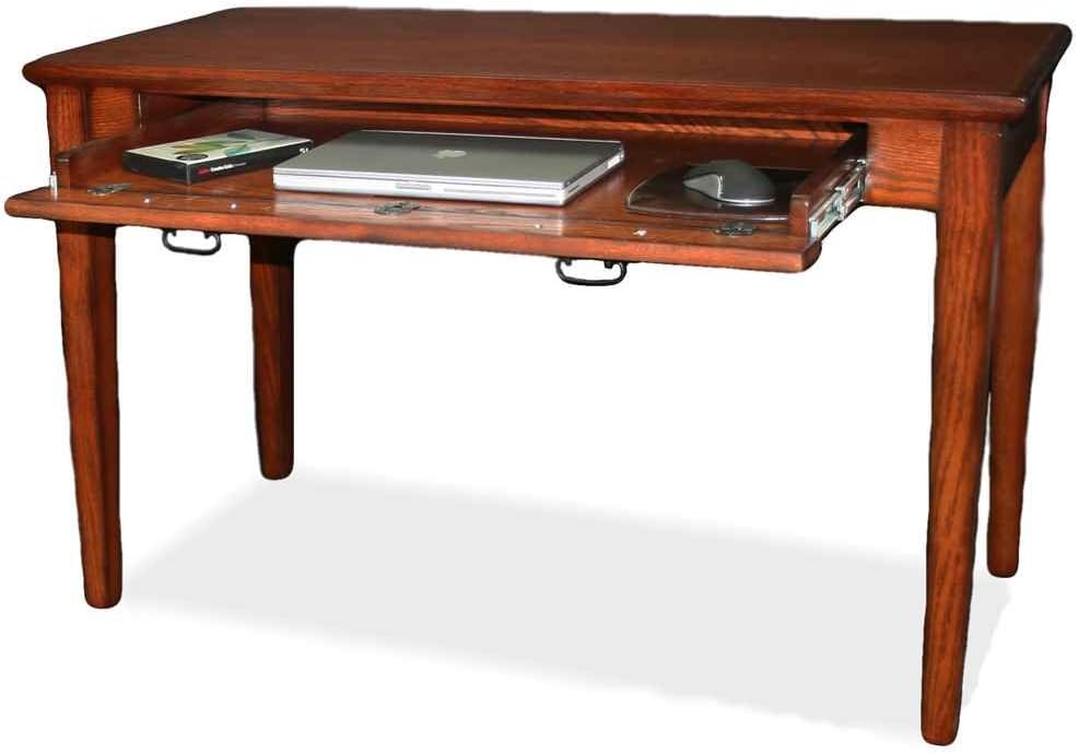 Leick Boulder Creek Mission Laptop/Writing Desk, Mission Oak, FURNITURE (82400)