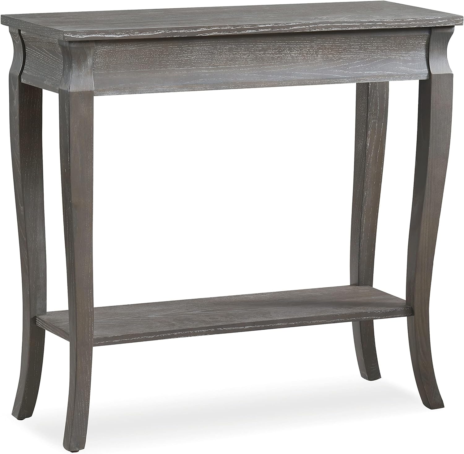 Leick Home Luna Console Hall Table, Gray Wash