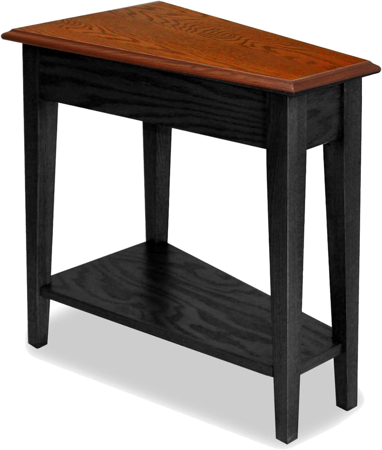 Leick Recliner Wedge End Table, Black