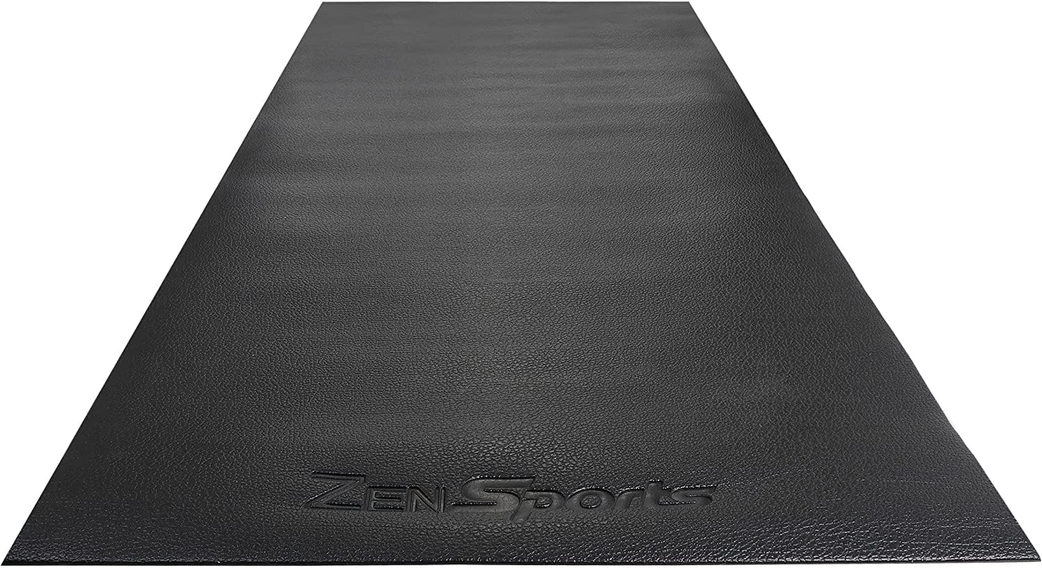 ZENY Exercise Equipment Mat Treadmill Mat 8x3 ft Floor Mat High Density Fitness Gym Mat for Indoor Bike Cycling Mat,Jump Rope Mat,Elliptical Mat,Hard Floor Carpet Protection Black