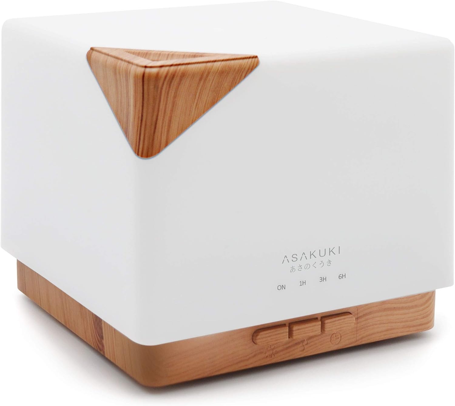 ASAKUKI 700ml Premium Essential Oil Diffuser, 5 in 1 Ultrasonic Aromatherapy Fragrant Oil Vaporizer Humidifier, Timer and Auto-Off Safety Switch, 7 LED