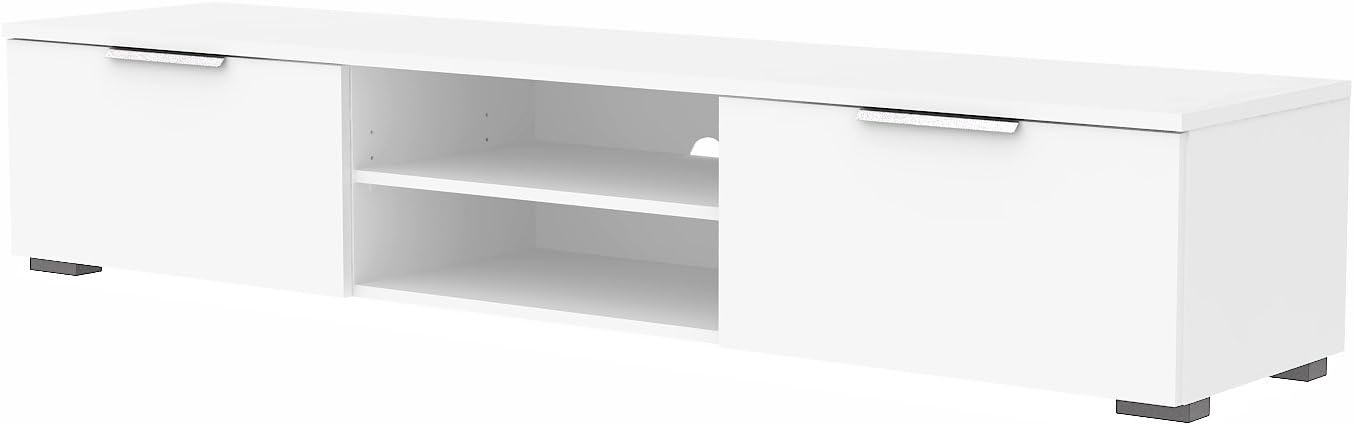 Tvilum Match TV Stand, White High Gloss