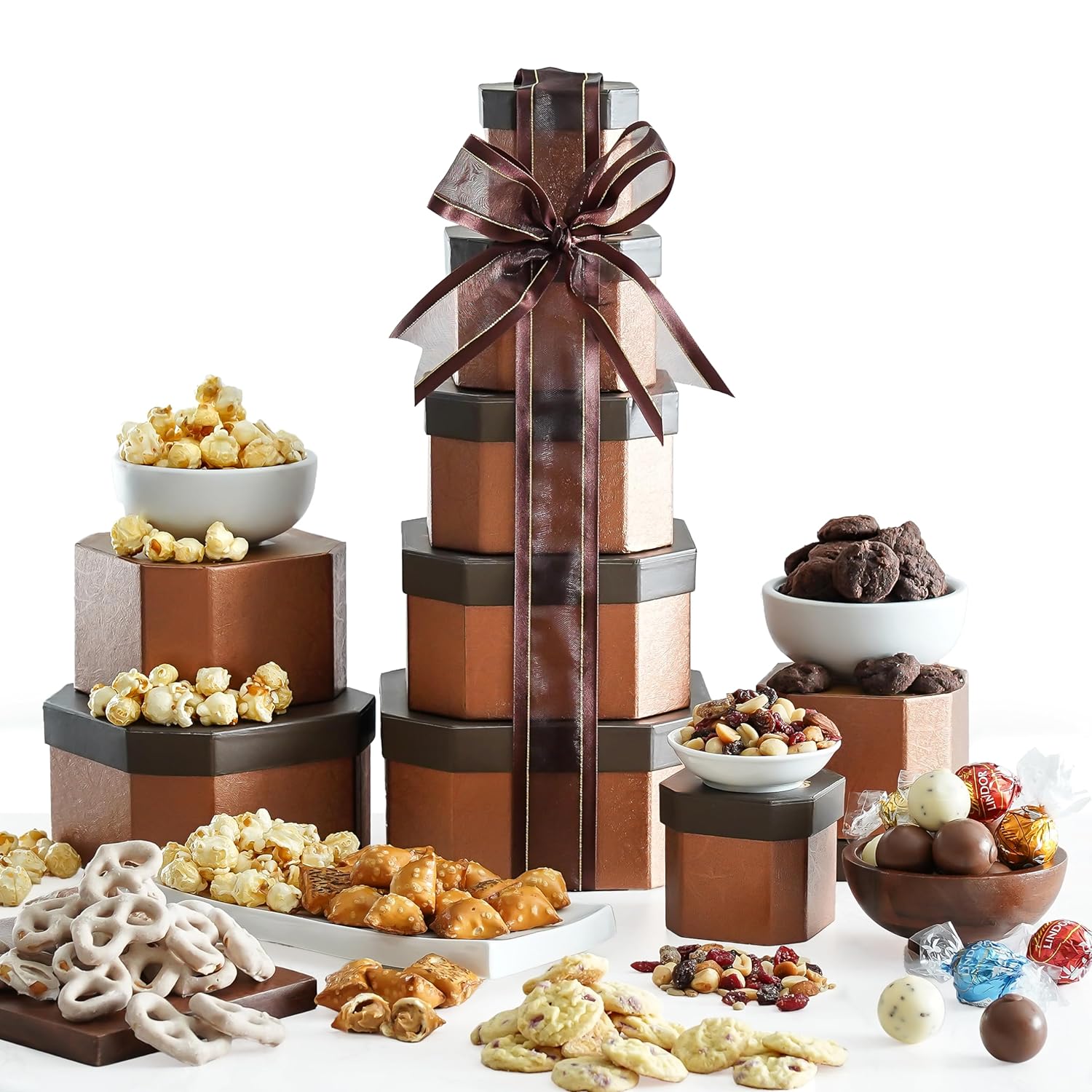 Broadway Basketeers Gourmet Chocolate Food Gift Basket Snack Gifts for Families, College, Delivery for Birthdays, Appreciation, Thank You, Get Well Soon, Care Package