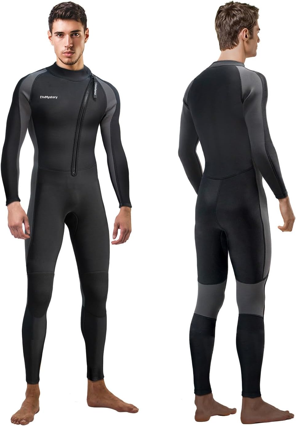 Wetsuits for Men (14 Sizes) - Super Stretchy - 3/2mm Full Body Wet Suits for Men, Wetsuit for Surfing Diving Snorkeling Kayaking Paddleboarding Water Sports