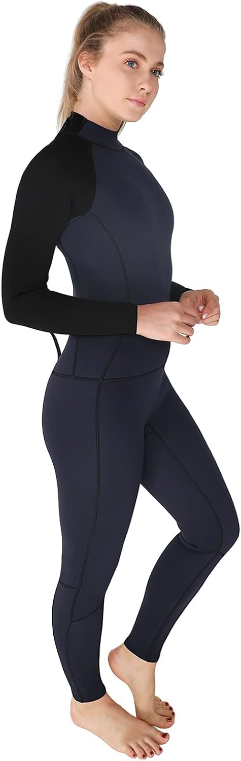 Wetsuit Men Women Neoprene Diving Wet Suits, 2mm & 3mm Shorty/Long Sleeve Youth/Adult Full Body Thermal Swimsuit in Cold Water Keep Warm for Swimming Scuba Surfing