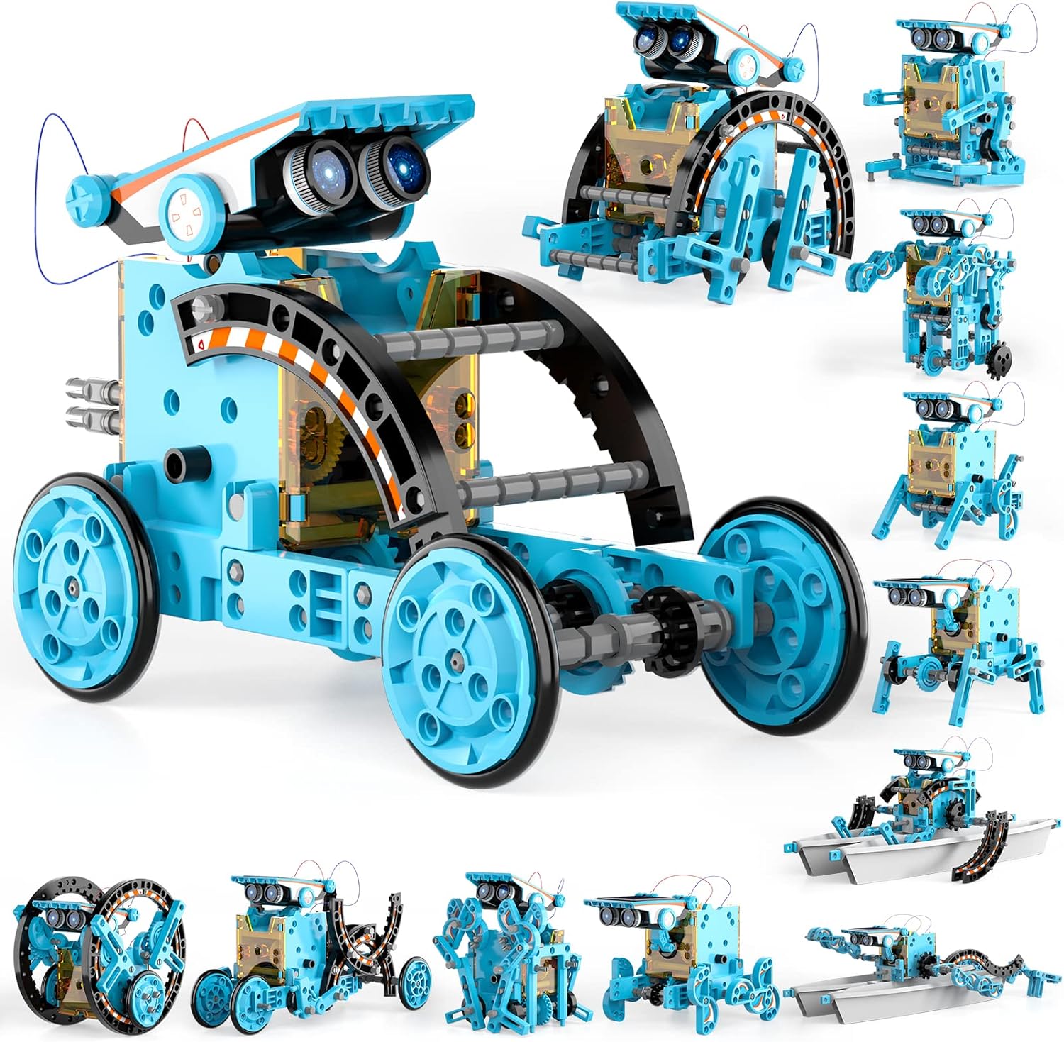 I purchased this robot kit for my six year old son to assemble. The directions were obviously too tedious for him so we watched a few YouTube videos that explained how to build the robot. It was so simple that my 6 year old refused to let me help with building the roly-poly robot. I literally wasn't allowed to touch it. After about an hour and a half, he built the robot on his own (he only cut out the parts as needed--with child scissors) The solar component was a bit weak and so the robot only 