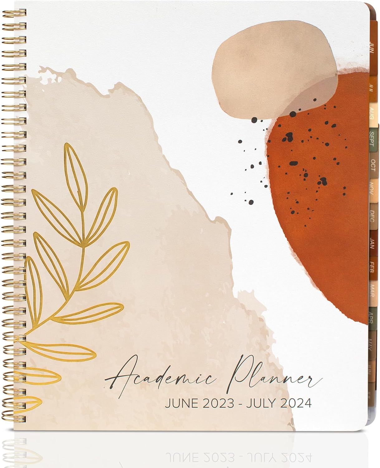 Simplified 2023-2024 Academic Planner - A Beautiful 8.5 x 10.5 Daily Planner for Women or Men with Weekly & Monthly Spreads For The 23-24 School Year - Runs From June 2023 - July 2024