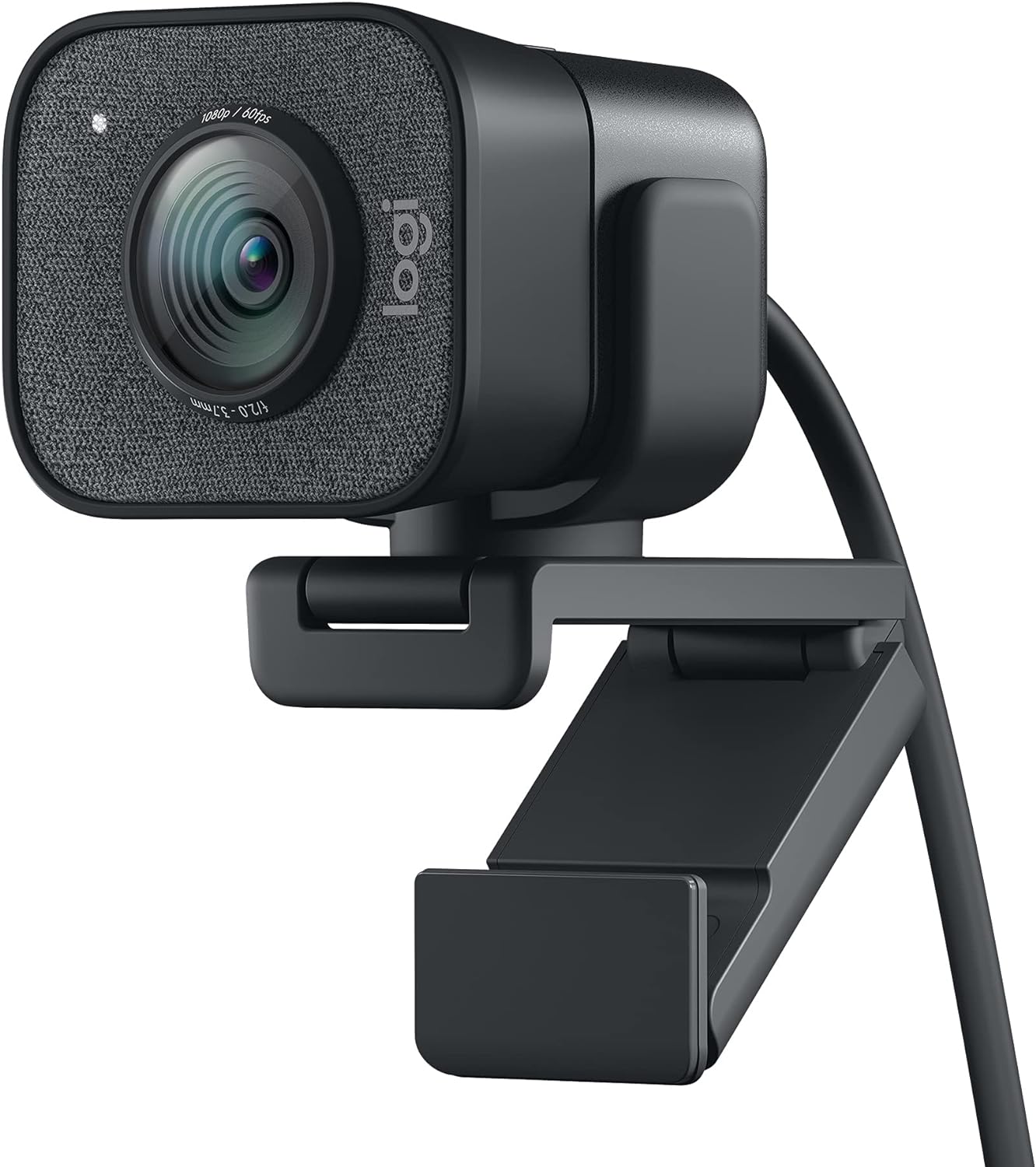 Logitech for Creators StreamCam Premium Webcam for Streaming and Content Creation, Full HD 1080p 60 fps, Premium Glass Lens, Smart Auto-Focus, for PC/Mac  Graphite