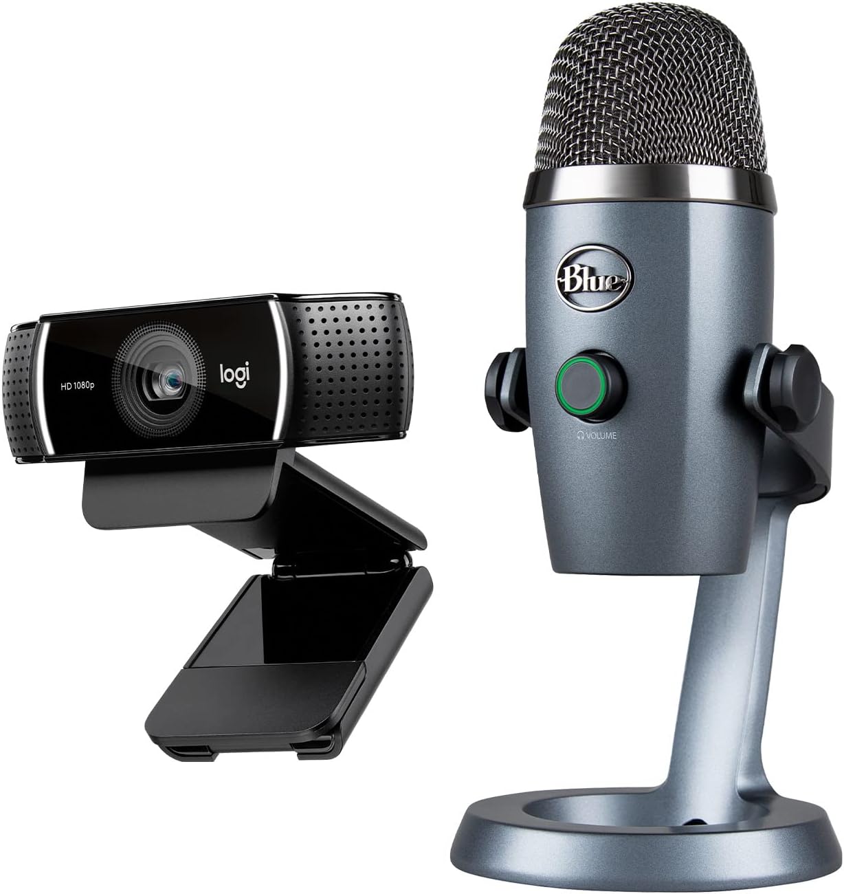 Logitech C922x Pro   Blue Yeti Nano - The Perfect Solution for Great Video-Calls