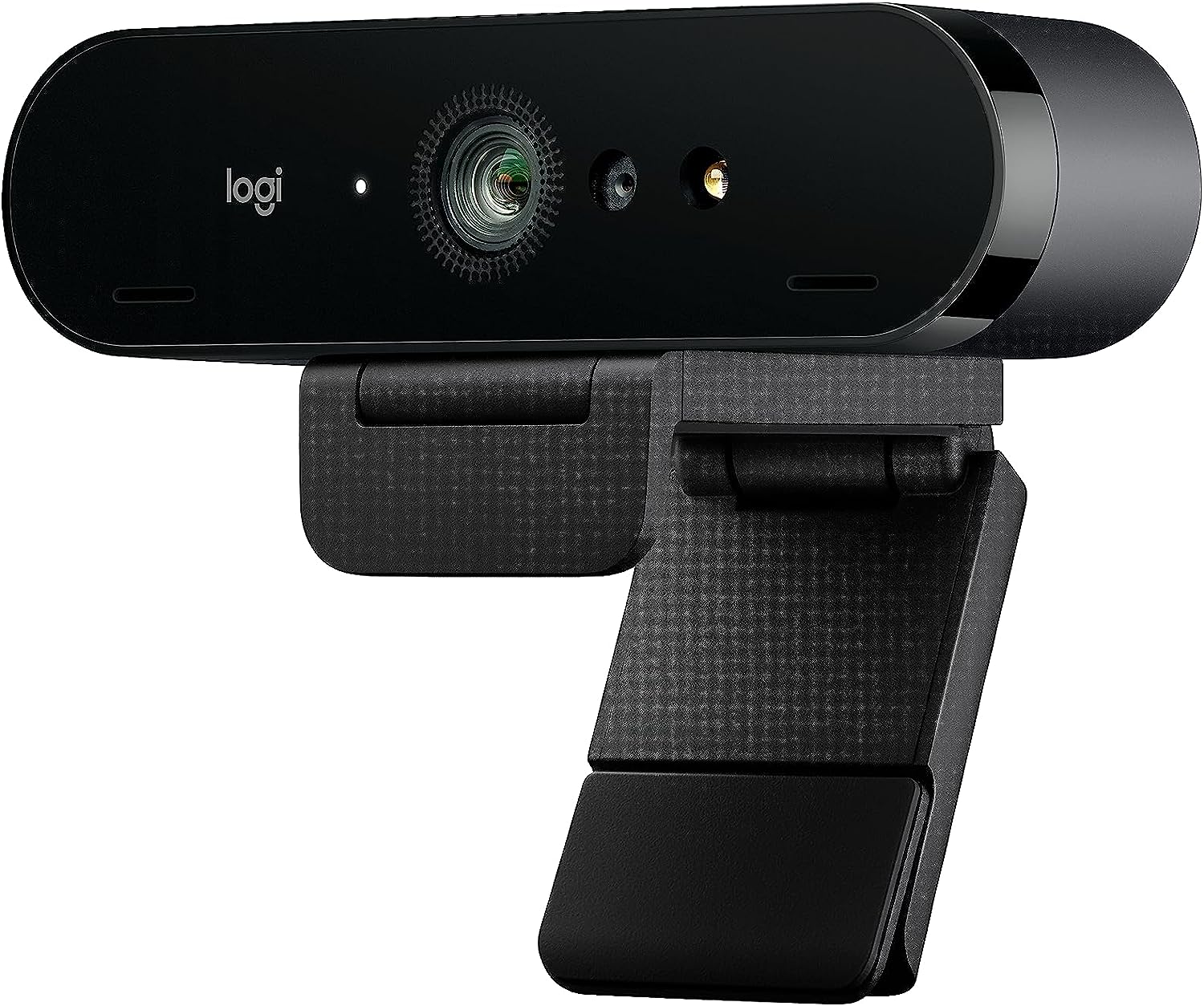 Logitech Brio 4K Webcam, Ultra 4K HD Video Calling, Noise-Canceling mic, HD Auto Light Correction, Wide Field of View, Works with Microsoft Teams, Zoom, Google Voice, PC/Mac/Laptop/Macbook/Tablet