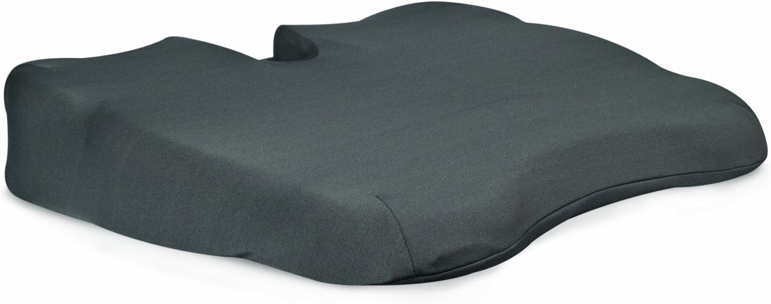 Kabooti Ergonomically Designed Coccyx Foam Seat Cushion 3-in-1 Donut Foam Seat, Gray