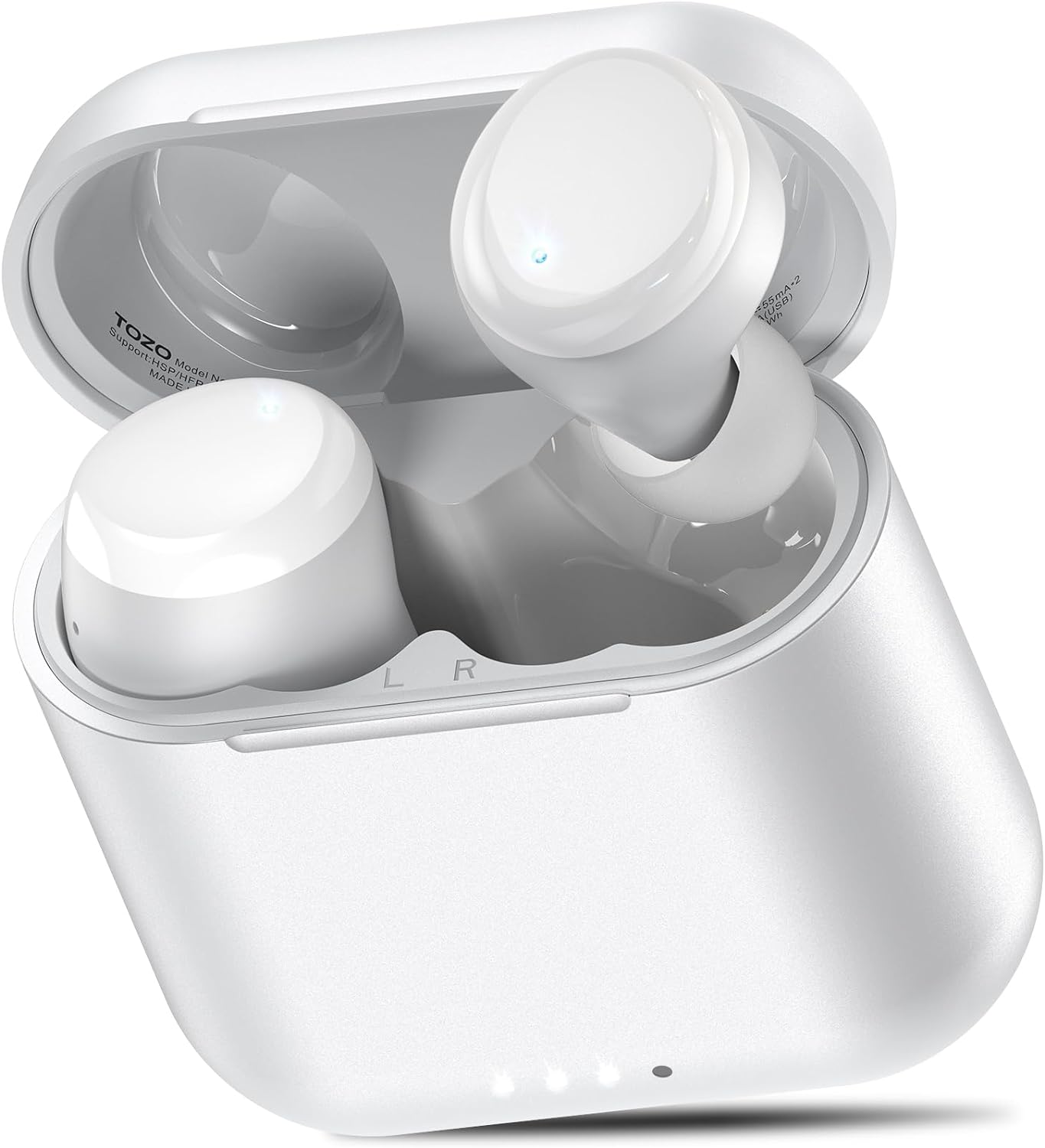 T6 Wireless Earbuds Bluetooth 5.3 Headphones, Ergonomic Design in-Ear Headset, 50Hrs Playtime with Wireless Charging Case, APP EQ Customisable, IPX8 Waterproof, New Upgraded Version