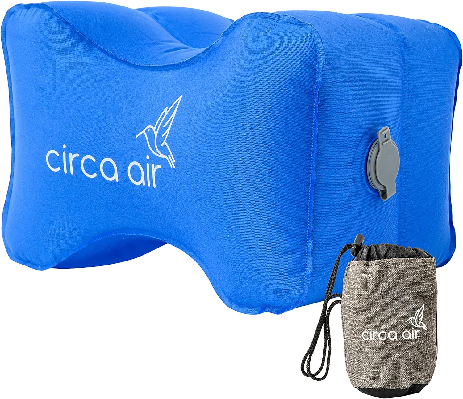 Circa Air Inflatable Knee Pillow for Side Sleepers - Orthopedic Knee Pillows for Sleeping, Sciatica Relief, Back Pain, Leg Pain, Hip or Joint Pain. Weighs Only 1.98 Oz Perfect for Travel/Home