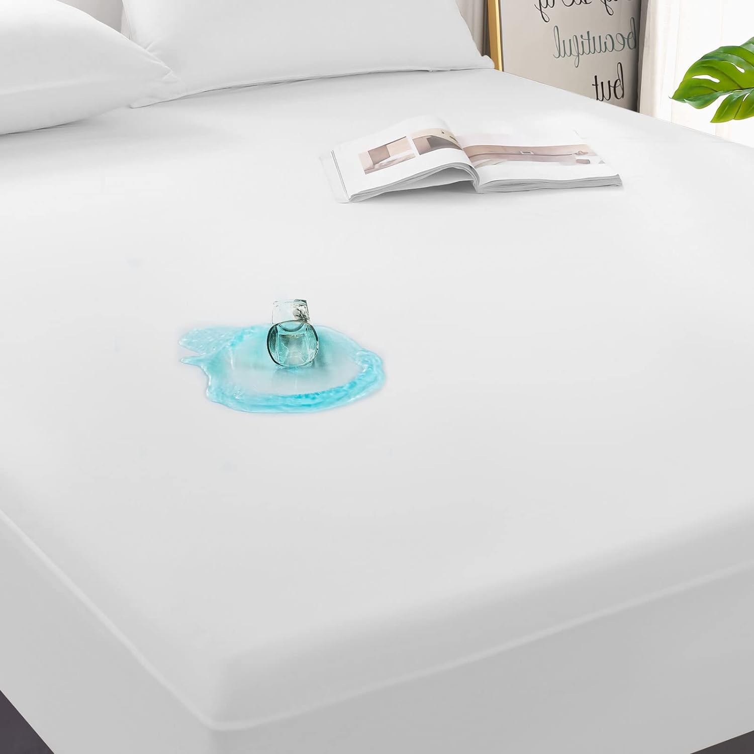 GRT 2 Pack Twin XL Waterproof Mattress Protector, 100% Waterproof, Breathable & Noiseless, Vinyl Free, OEKO CERTIFIED, 80 x 39