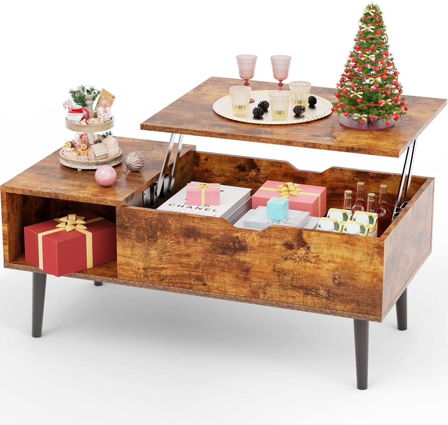 Sweetcrispy Low Tea Coffee Tables for Living Room