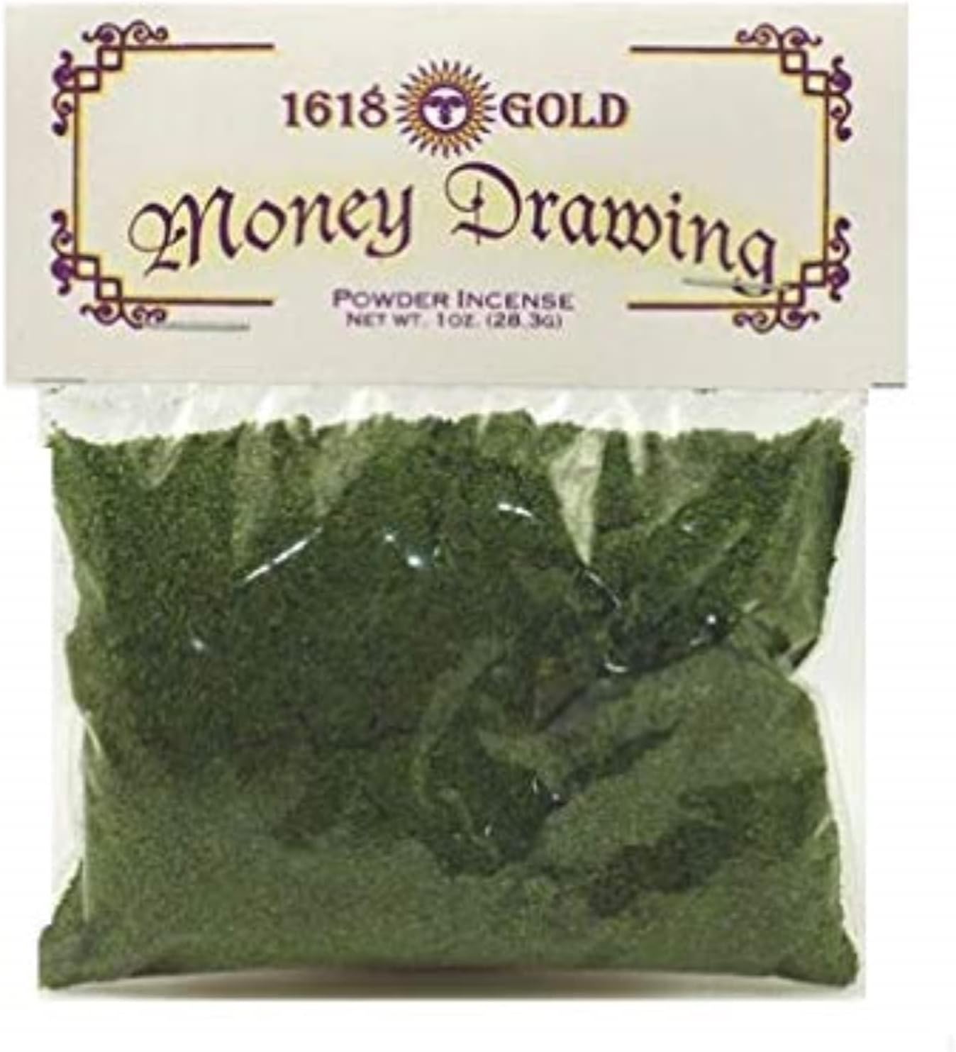 AzureGreen IPGMOND 1 oz 1618 Gold Money Drawing Powder Incense