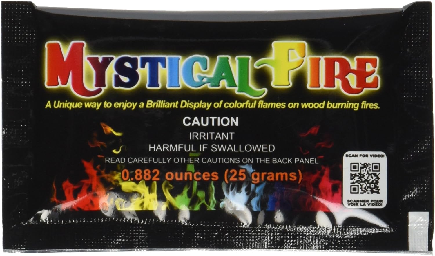 Mystical Fire PLUS Campfire Fireplace Colorant Packets (50 pack, Mystical Fire Plus)