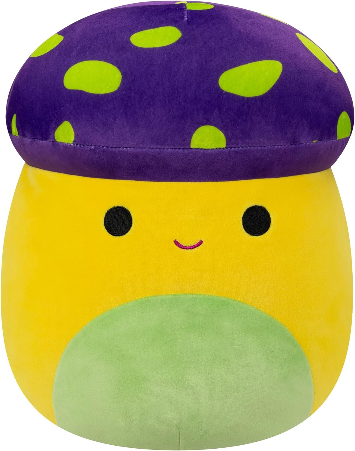 Squishmallows Original 12-Inch Enid Neon Yellow Mushroom - Medium-Sized Ultrasoft Official Jazwares Plush