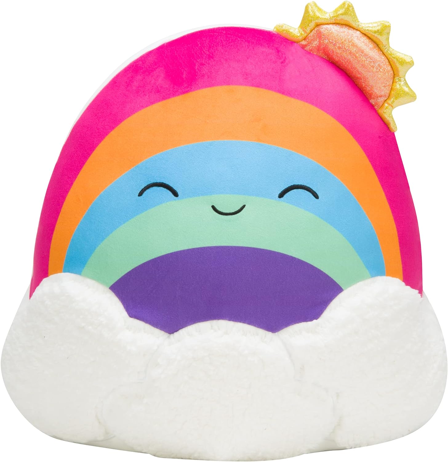 Squishmallows Original 14-Inch Sunshine Rainbow with Clouds - Large Ultrasoft Official Jazwares Plush