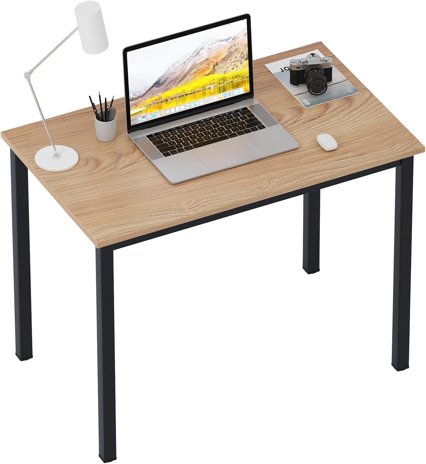 The Coleshome 31-inch computer desk can be used in a variety of scenarios such as home, office, dormitory, etc. It is an ideal computer desk, desk or study desk.