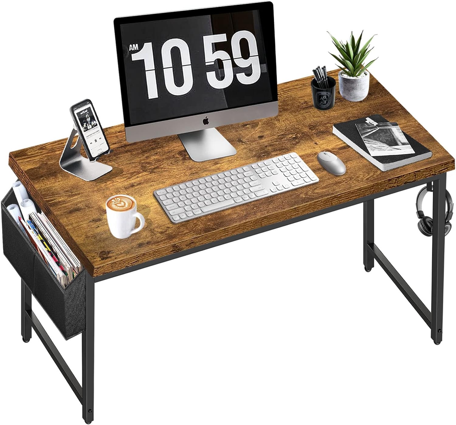 Coleshome 55-inch Computer desk: Suitable for larger office Spaces that can accommodate multiple monitors and other devices. Coleshome 47-inch computer desk: Suitable for smaller office Spaces, providing plenty of space for daily office needs.