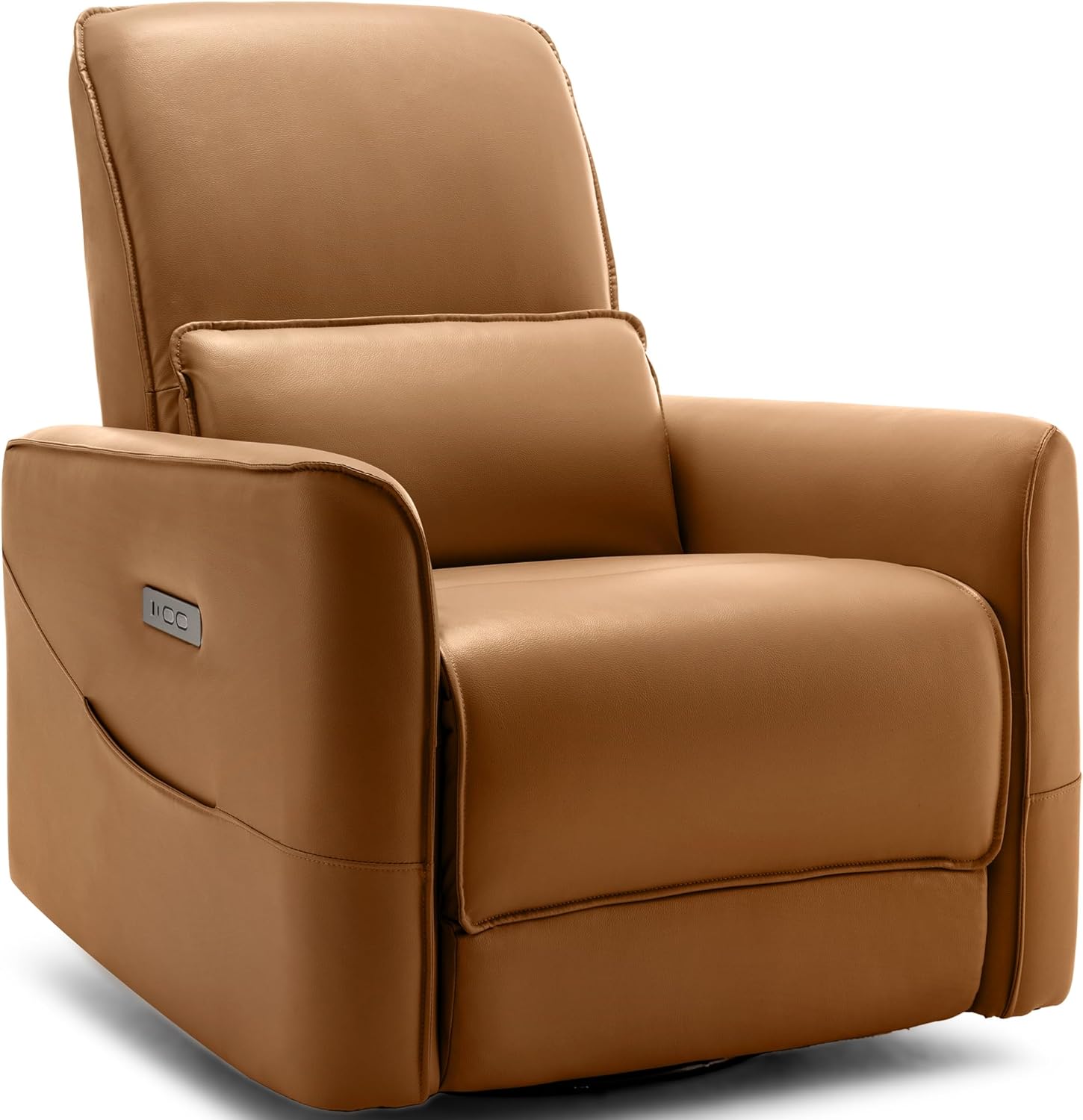 Power Recliner Chair, Swivel Gliders Recliner Sofa, Rocking Chairs with Lower Back Support, Streamlined Side Pocket Electric Recliner Chairs with USB Ports for Living Room, Nursery, and Bedroom