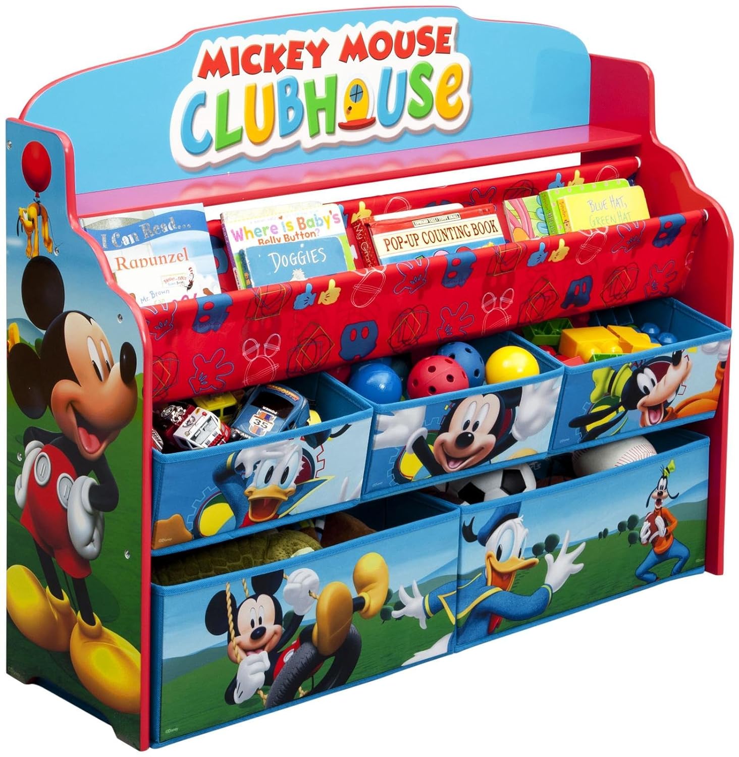 Deluxe Book & Toy Organizer, Disney Mickey Mouse