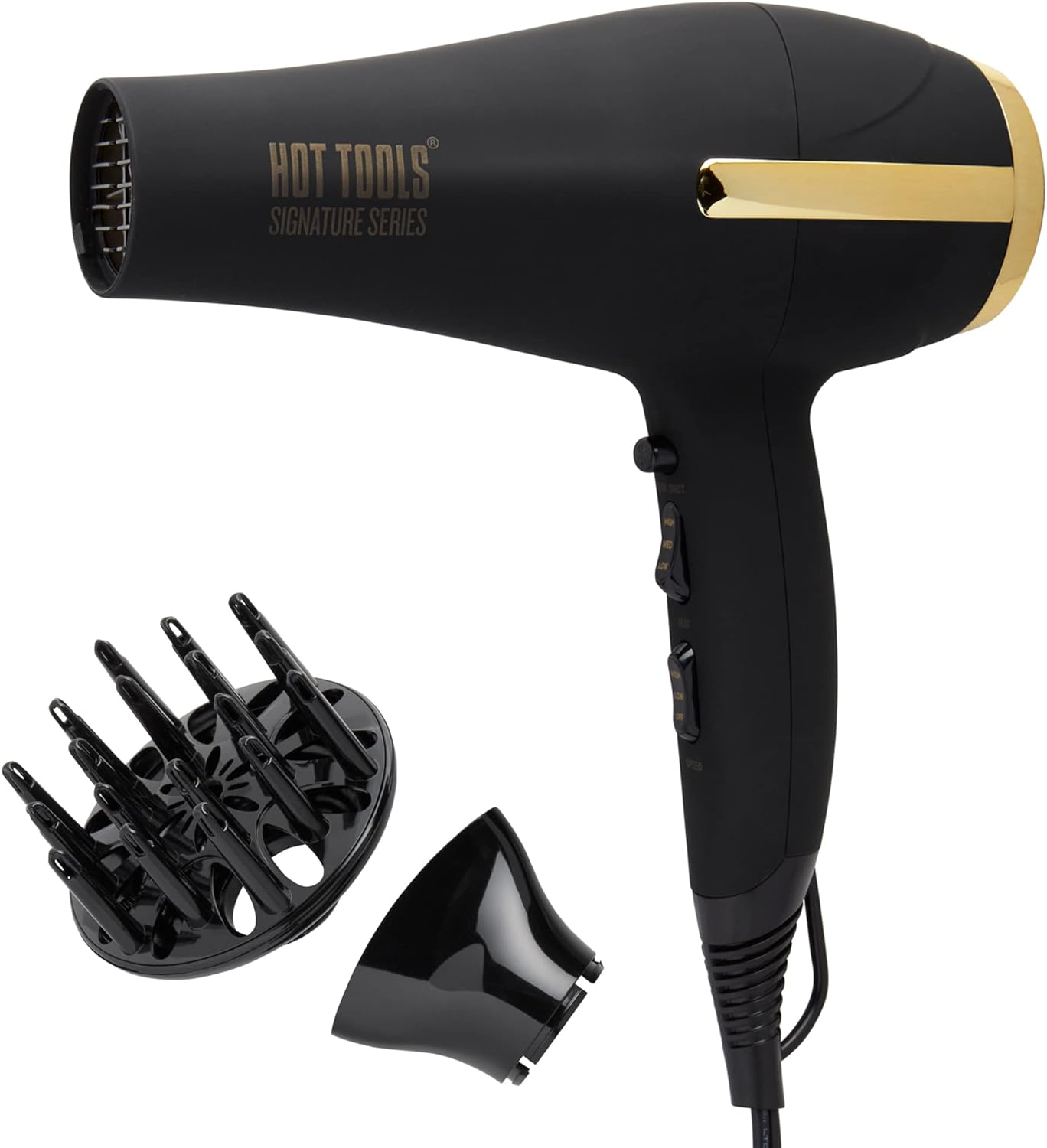 Hot Tools Pro Signature Ionic Ceramic Hair Dryer | Lightweight with Professional Blowout Results