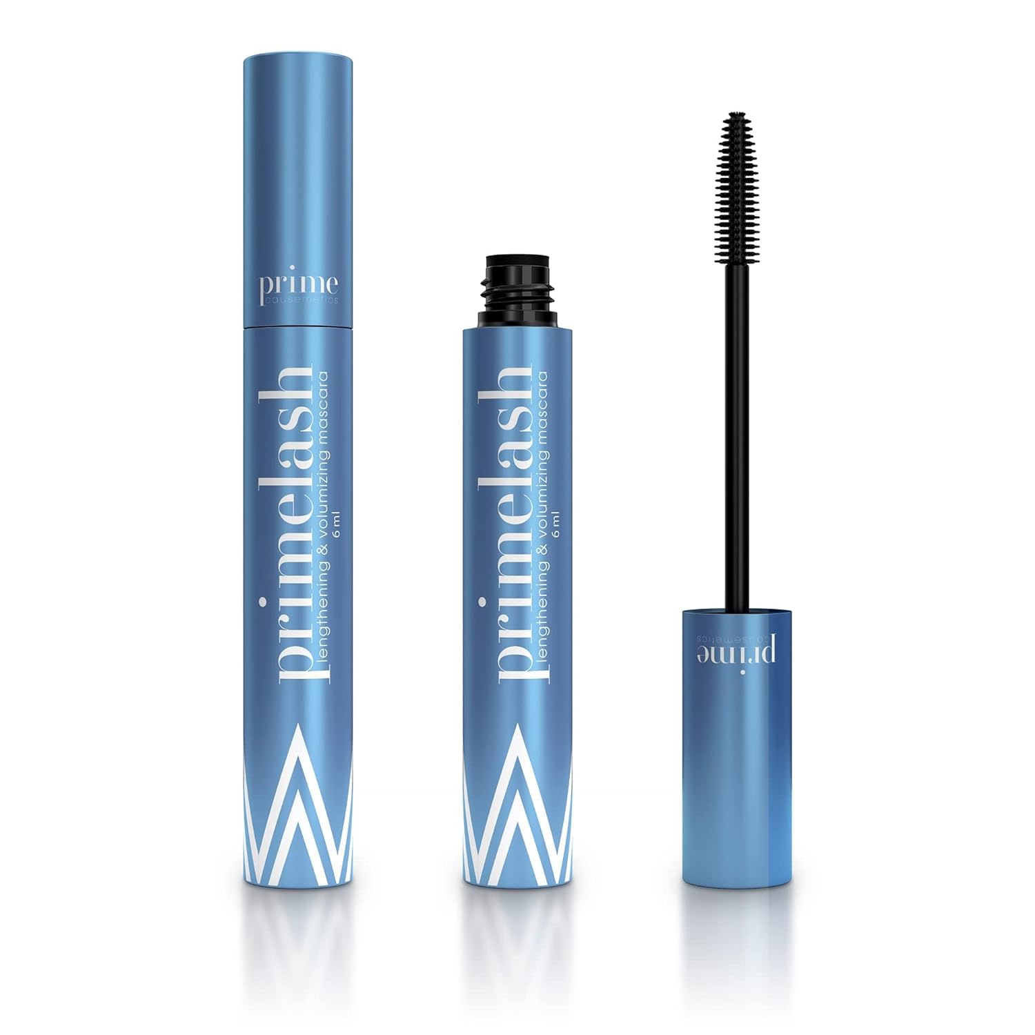 PrimeLash Mascara for Older Women  Volumizing, Incredible Length in 2 Coats  Long-Stay, Zero Clumps, Hypoallergenic (Black)