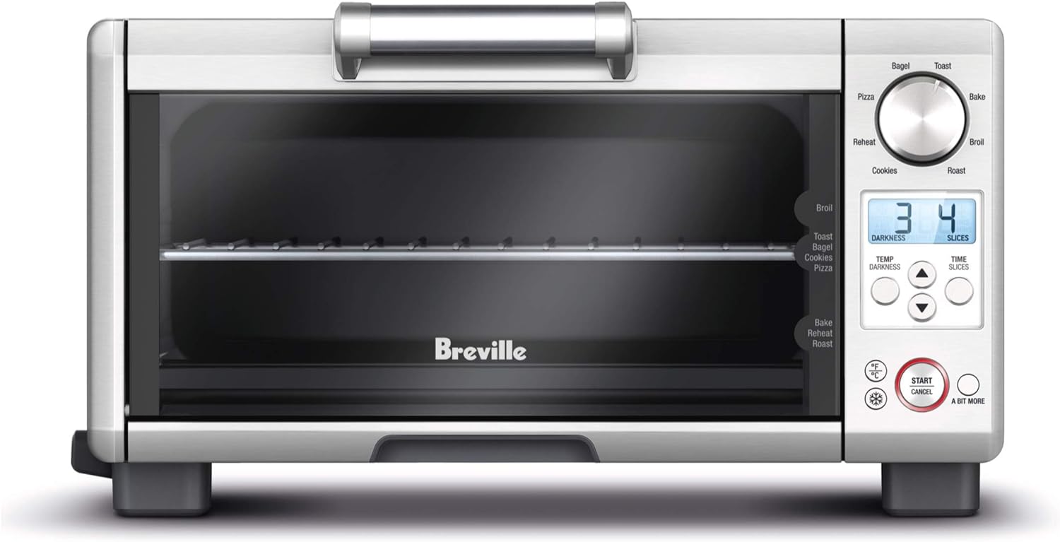 Breville Mini Smart Toaster Oven, Brushed Stainless Steel, BOV450XL