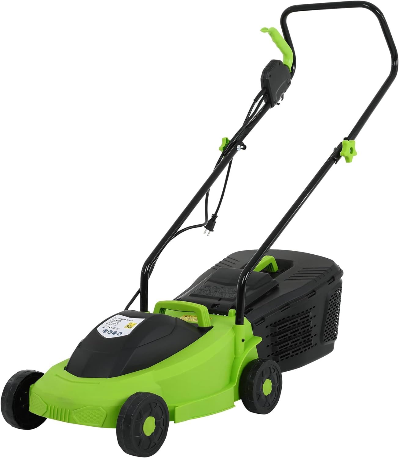 Electric Lawn Mower Grass Cutter Machine,Corded, 12 Amp, Dethatcher,13-Inch with Collection Box