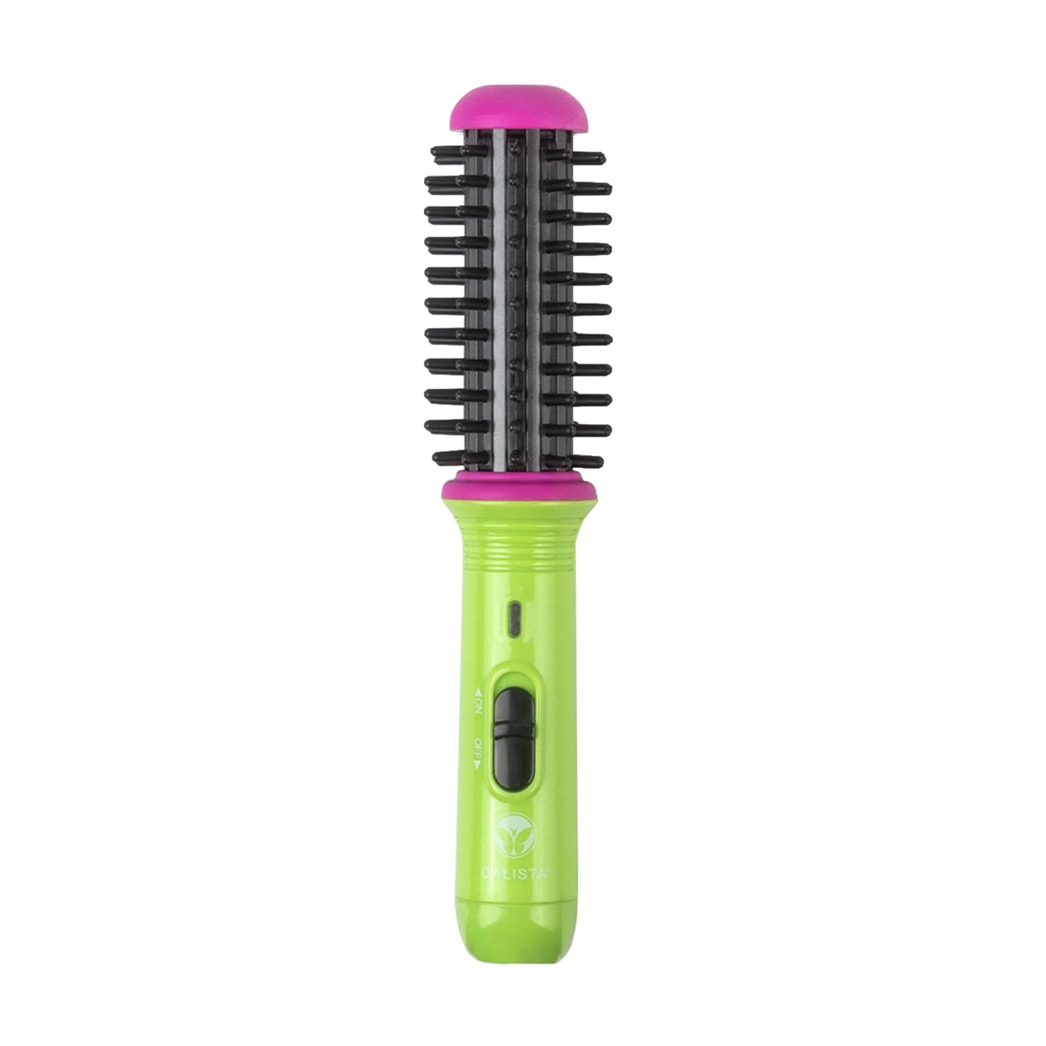 Calista GoGo Mini Round Brush, Compact Touch-Up Styling Tool (Watermelon Pop)