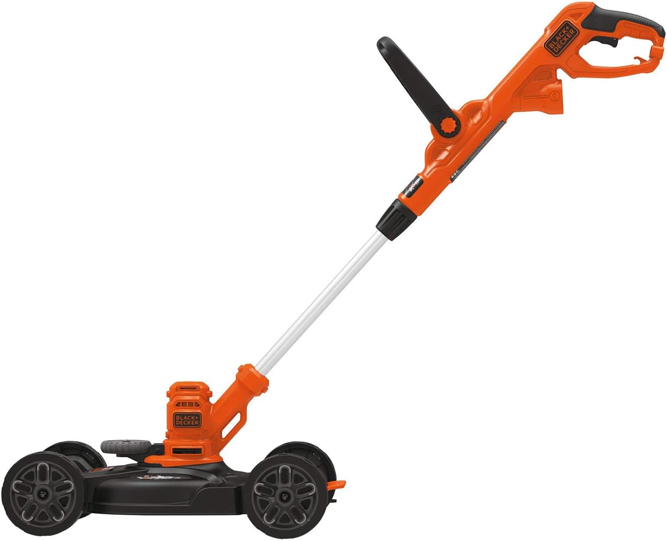 BLACK+DECKER Electric Lawn Mower, String Trimmer, Edger, 3-in-1, Corded (BESTA512CM)