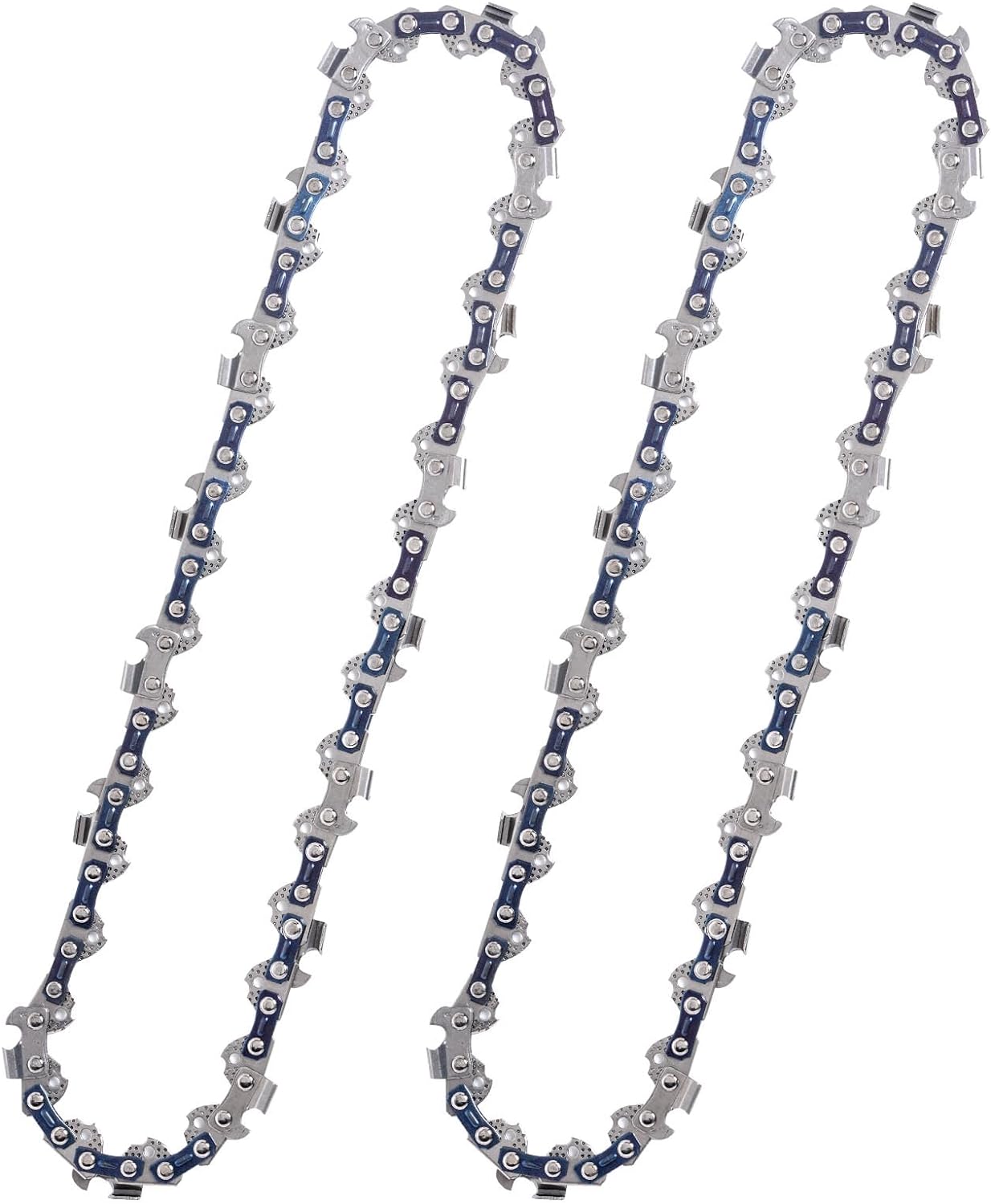 2 Pcs 8 Inch Chainsaw Chain Chainsaw Blade, 8 Pole Saw Chain Replacement - 3/8 .050 33DL