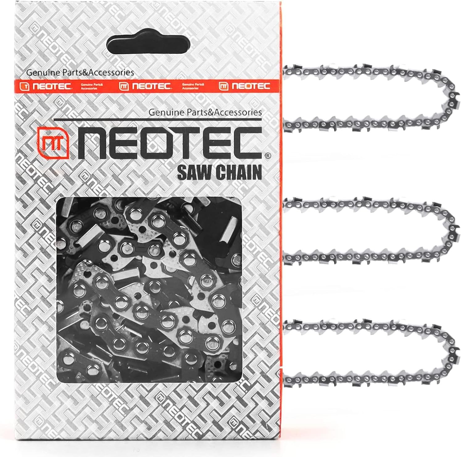 NEO-TEC 16 Inch Chainsaw Chain 3/8 LP Pitch, 0.050 Gauge, 56 Drive Links Fits for Craftsman, Poulan, Echo, Greenworks Chainsaw and More- S56 (3 Chains)