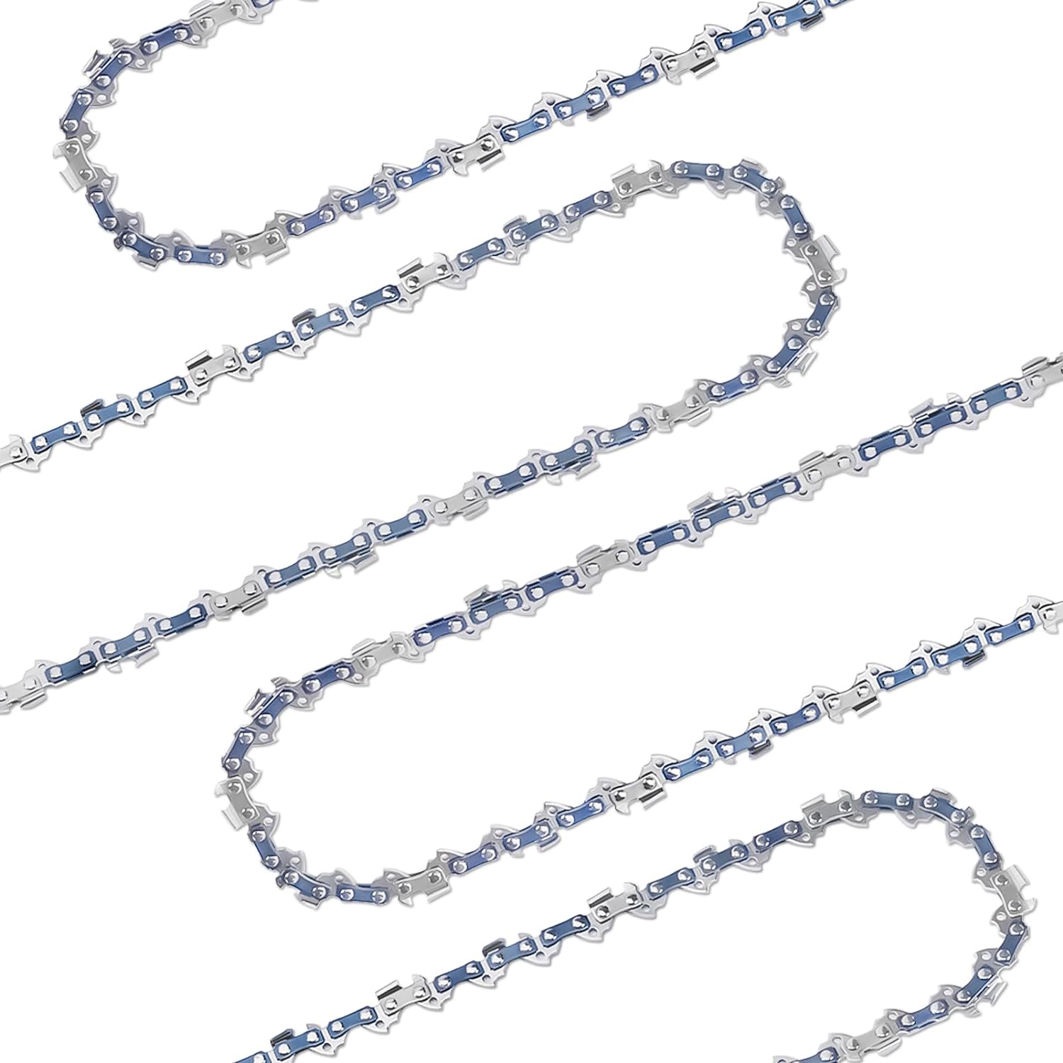 4 Pack 16 Inch Chainsaw Chain 3/8 LP Pitch .050'' Gauge 56 Drive Links fits Craftsman, Poulan, Echo, Greenworks and more