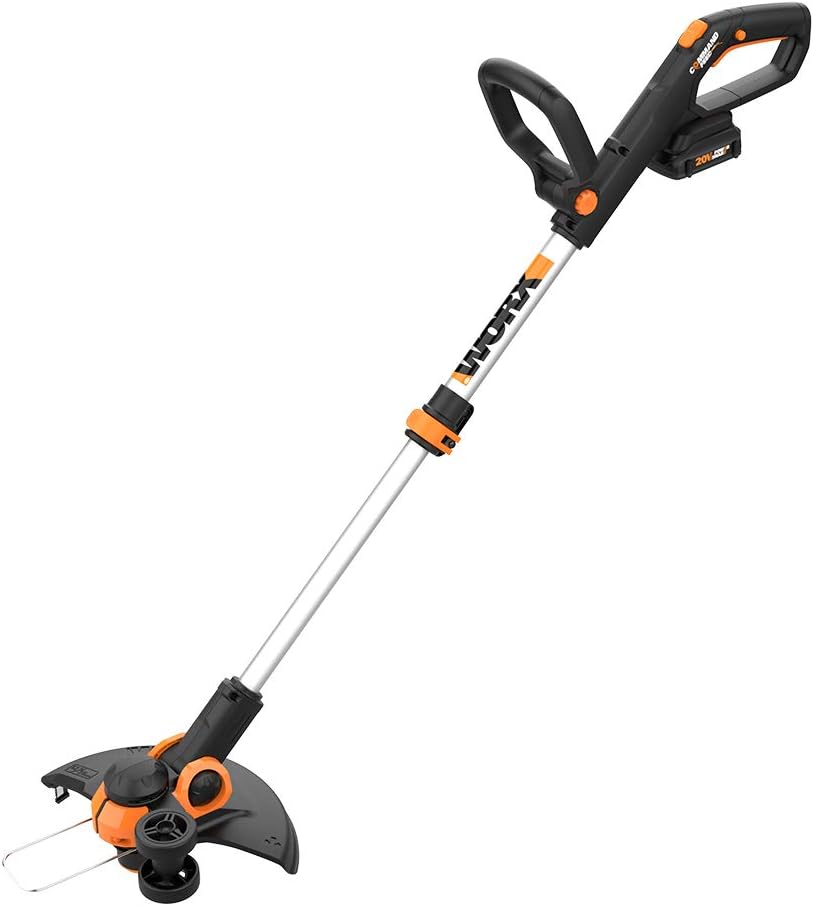 Worx String Trimmer Cordless GT3.0 20V PowerShare 12 Edger & Weed Trimmer (2 Batteries & Charger Included) WG163