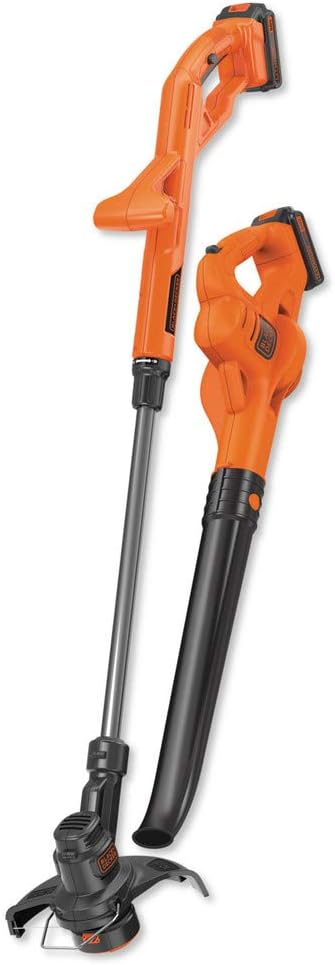 BLACK+DECKER 20V MAX* POWERCONNECT 10 in. 2in1 Cordless String Trimmer/Edger + Sweeper Combo Kit (LCC222)