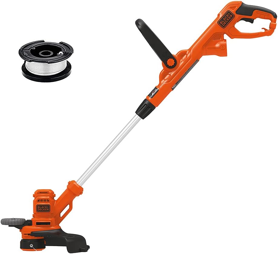 BLACK+DECKER String Trimmer with Auto Feed, Electric, 6.5-Amp, 14-Inch (BESTA510)