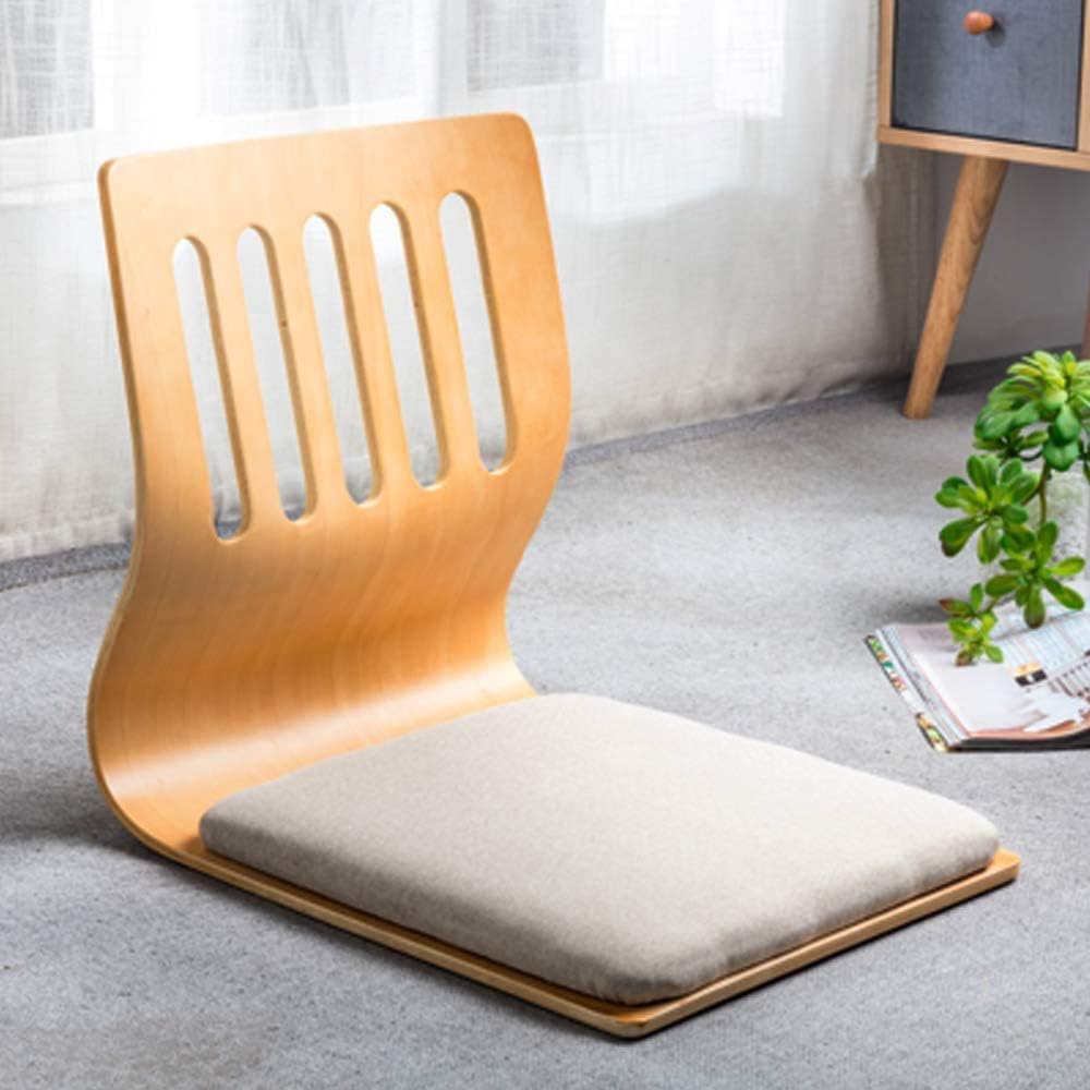 Game Chairs,Living Room Chair Japanese Legless Chair Bay Window Backrest Chair Lazy Chair Cushion,Floor Chair Lazy Sofa Game Meditation Floor Seating Floor Chairs with Back Support for Adults (M)