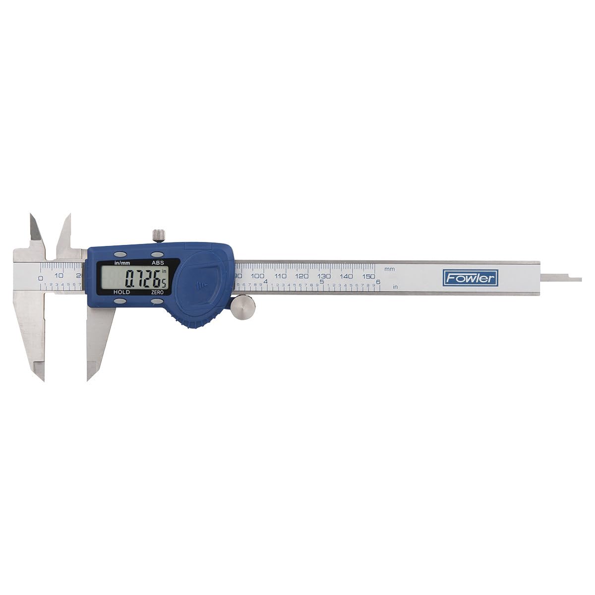 Fowler 54-101-150-2, Xtra-Value Cal Digital Caliper With 0-6/150MM Measuring Range,Blue