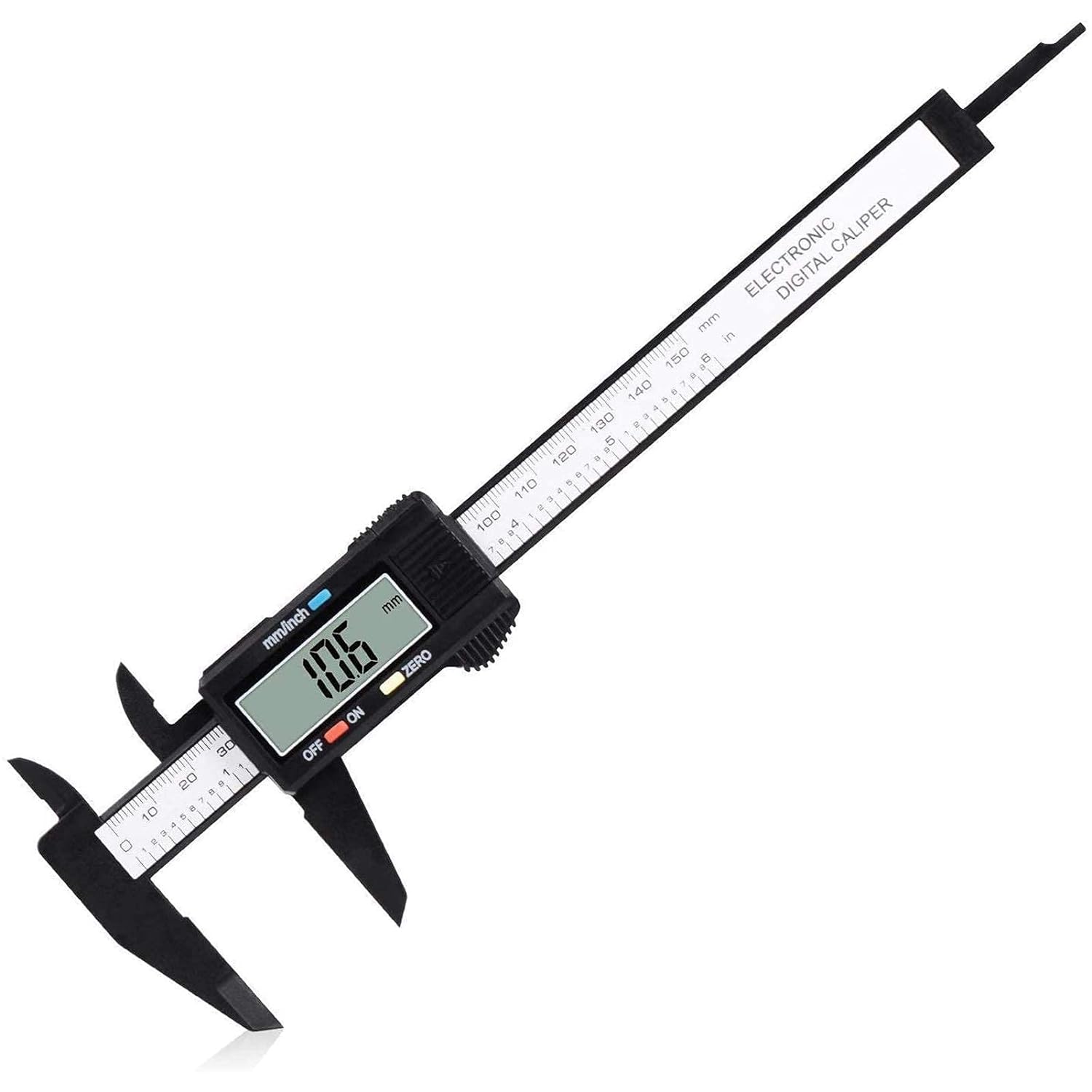 Digital Caliper, Adoric 0-6 Calipers Measuring Tool - Electronic Micrometer Caliper with Large LCD Screen, Auto-Off Feature, Inch and Millimeter Conversion